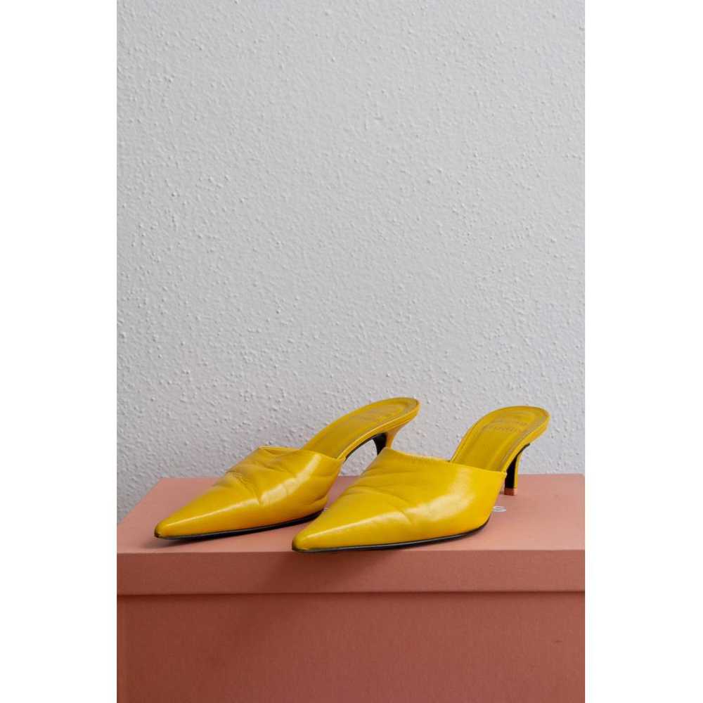 Acne Studios Leather mules - image 8