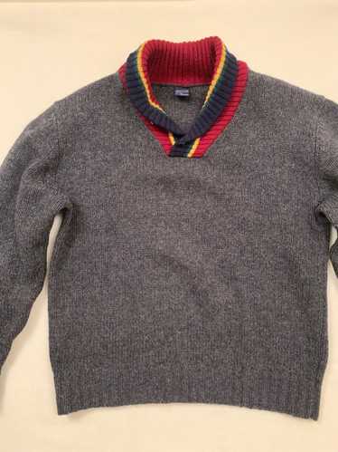 Gant 100% Shetland Wool Shawl Neck Sweater