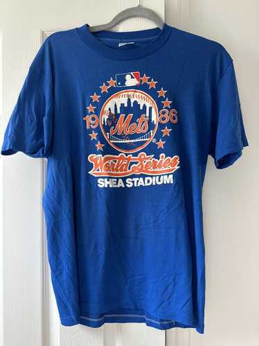 Vintage 80s 1986 New York Mets Champions T Shirt Size Small 