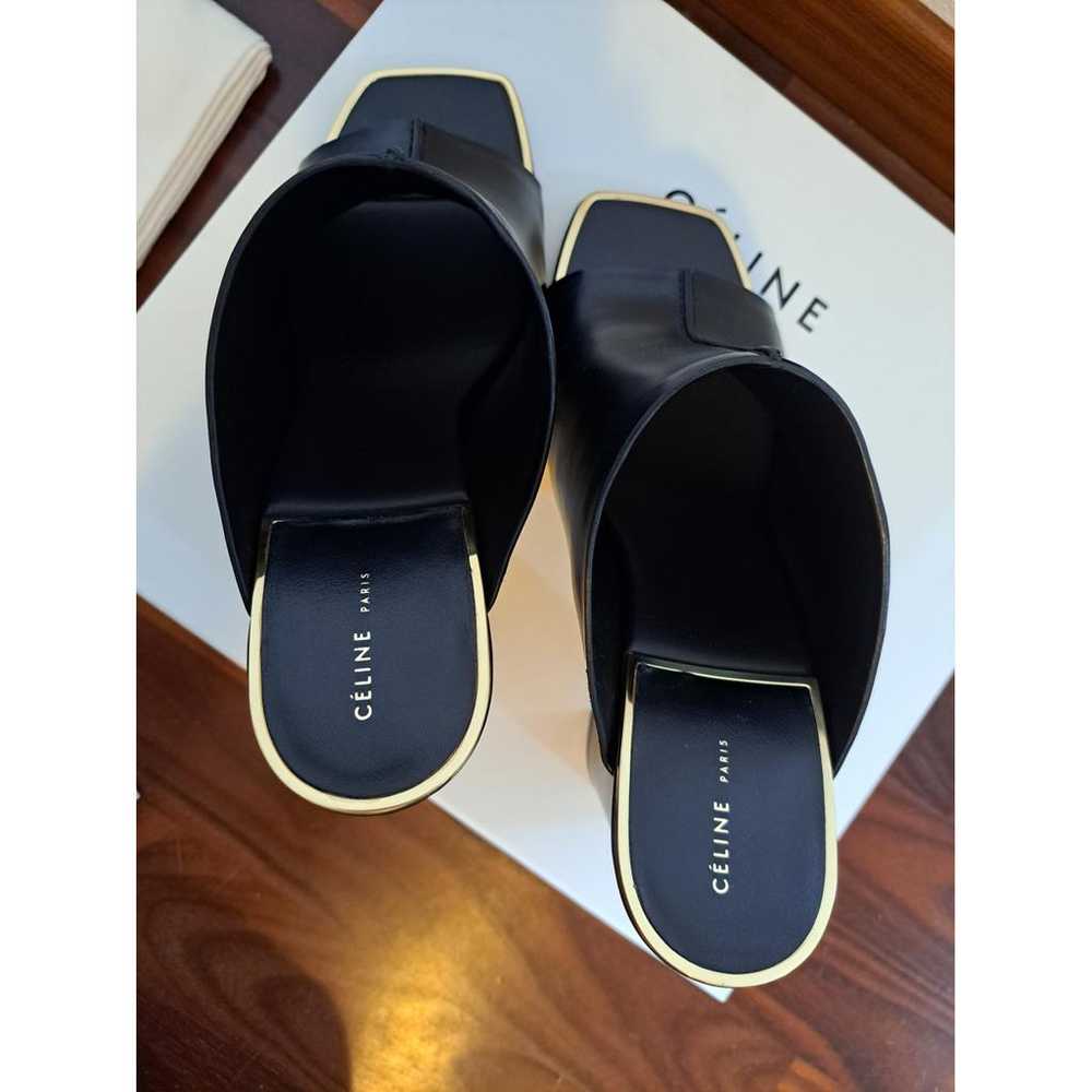 Celine Leather mules - image 2