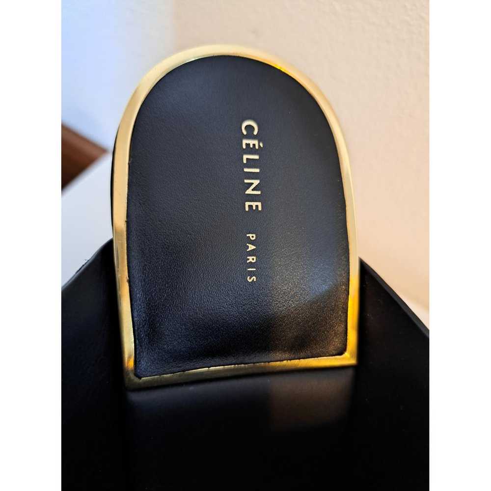 Celine Leather mules - image 8