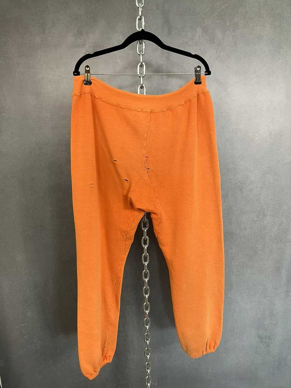 Vintage Vintage 60s sweatpants orange west valley… - image 2