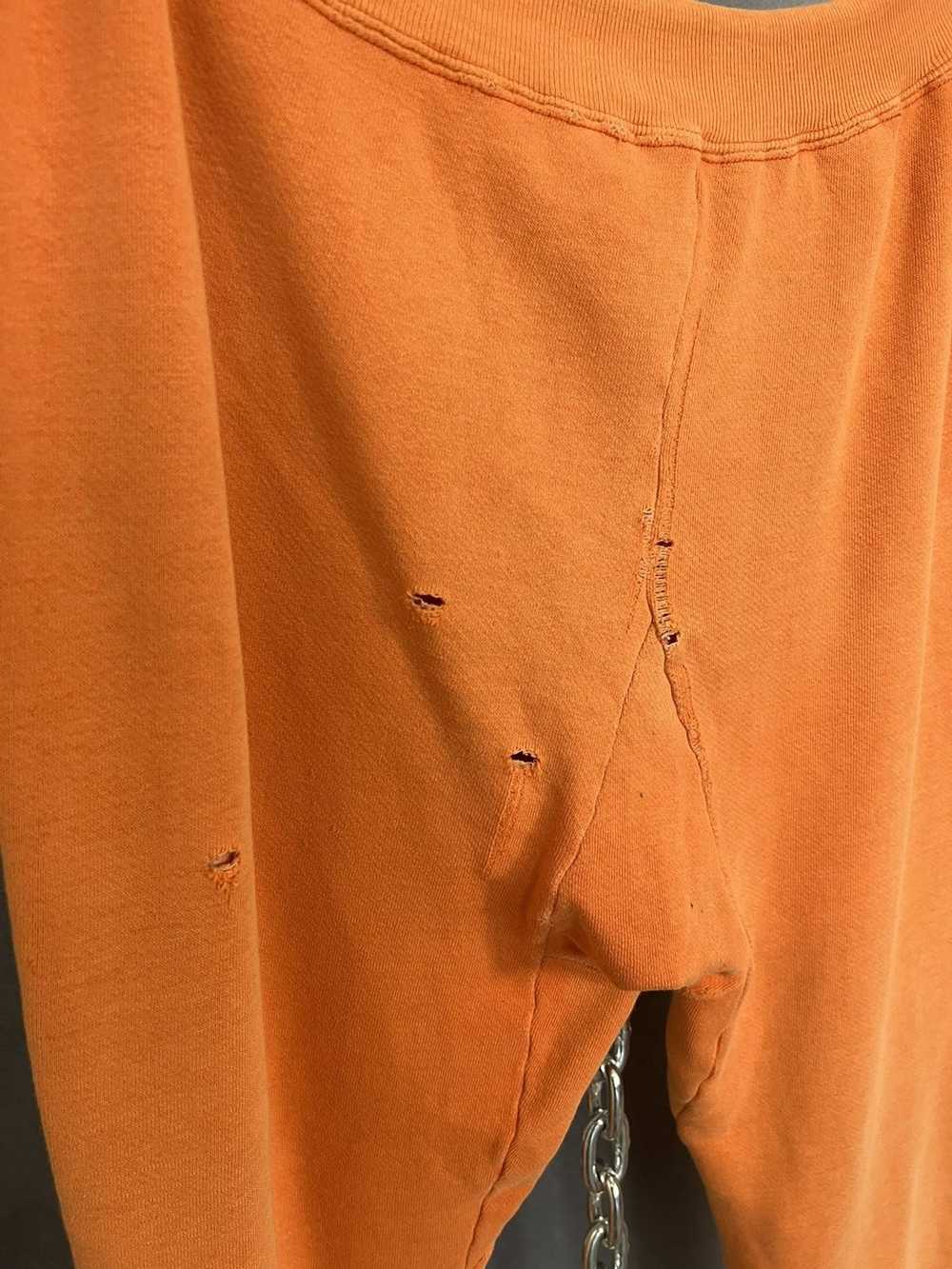 Vintage Vintage 60s sweatpants orange west valley… - image 7