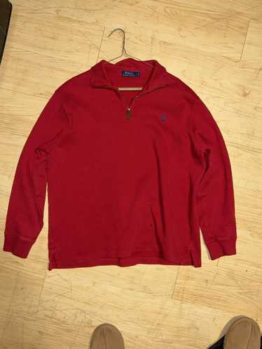 Polo Ralph Lauren × Ralph Lauren Red Polo half Zip