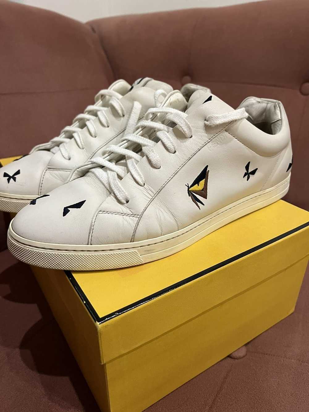 Fendi Fendi Sneakers Calf Goat - image 3