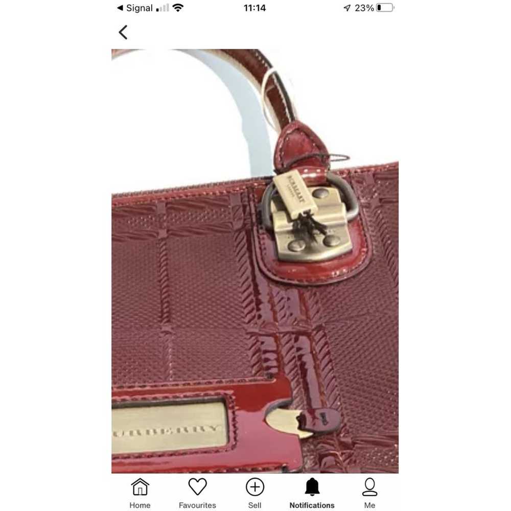 Burberry The Belt patent leather tote - image 10