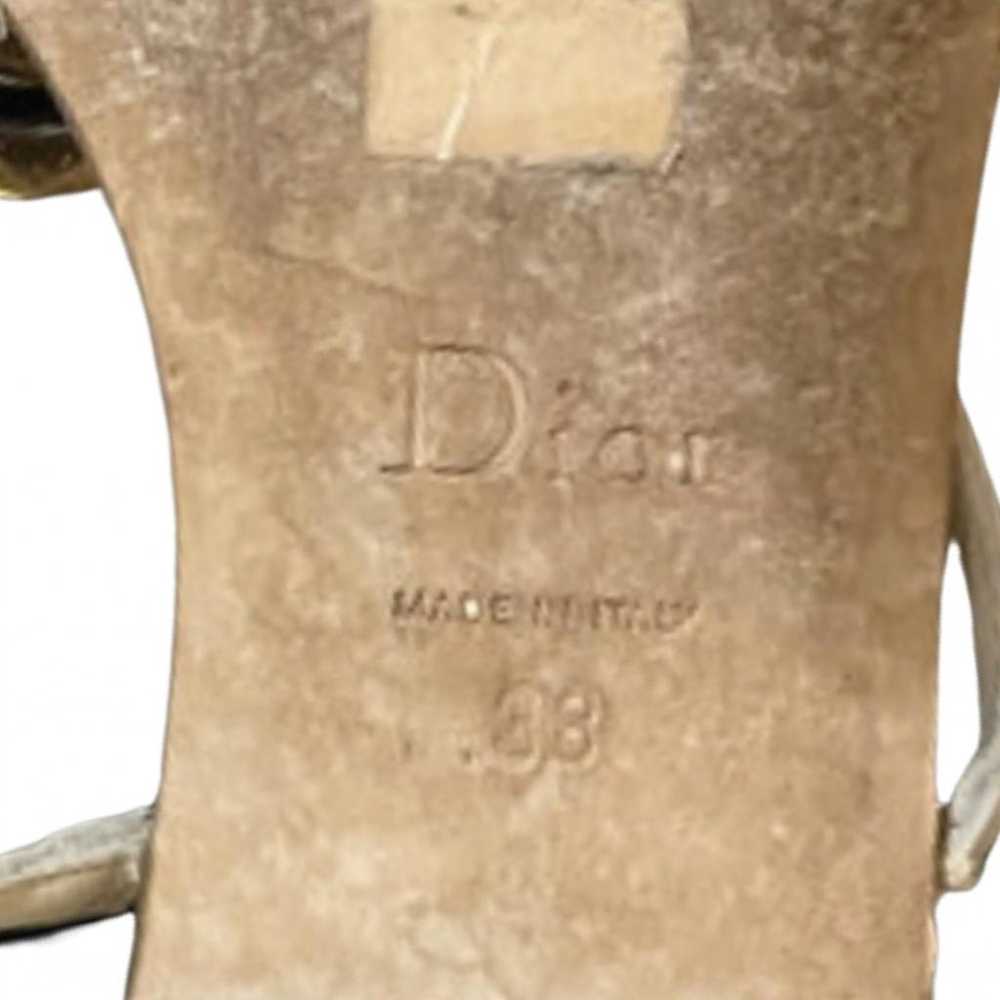 Dior Leather flip flops - image 3