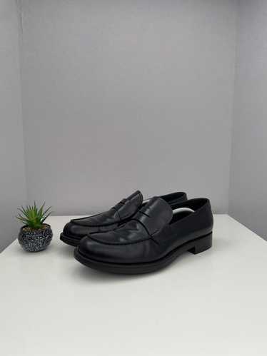 Luxury × Prada Prada Penny Loafer Leather Shoes