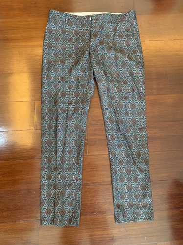 Andrea Pompilio Paisley Green Suit Pants To Attrac