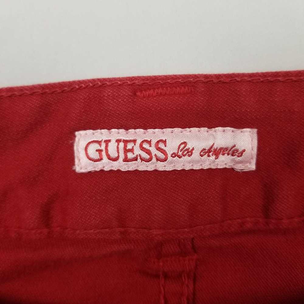 Guess Guess Women's Red Skinny Jeans Size 26 - image 3