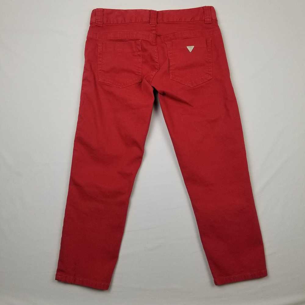 Guess Guess Women's Red Skinny Jeans Size 26 - image 5