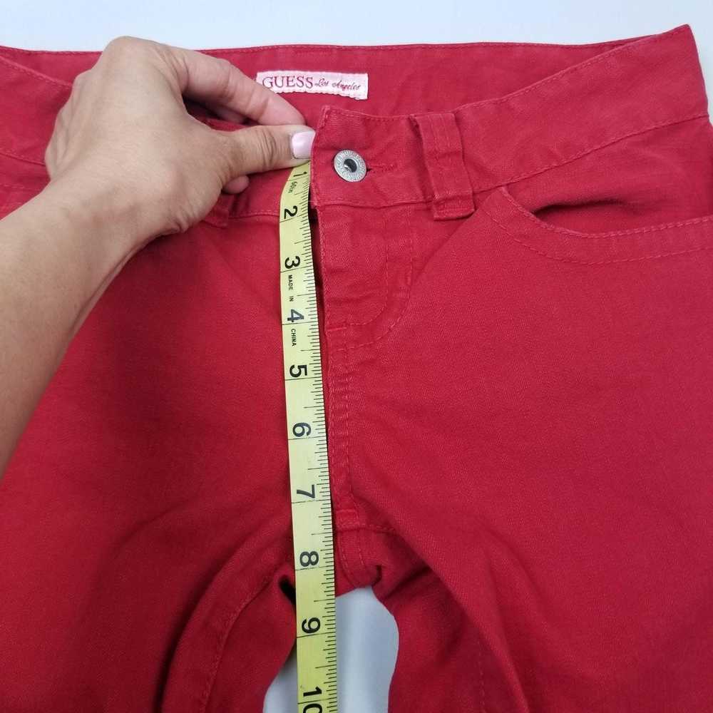 Guess Guess Women's Red Skinny Jeans Size 26 - image 9