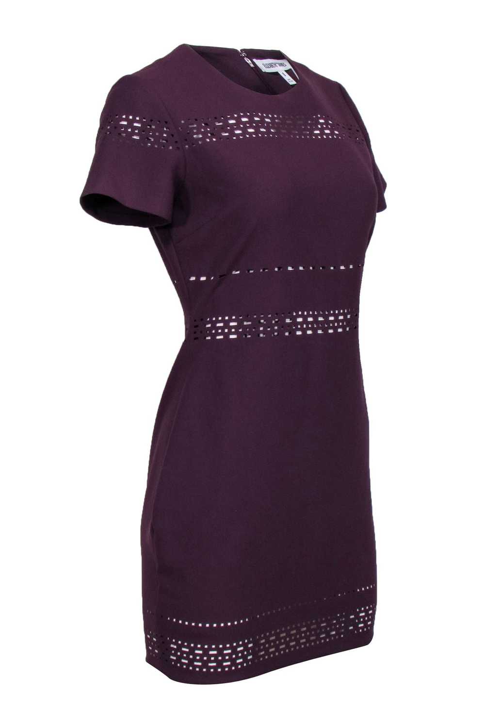 Elizabeth & James - Plum Purple “Ari” Dress w/ La… - image 2