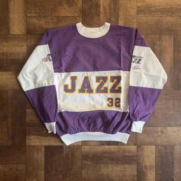 Vintage Nutmeg Mills 90's NBA Utah Jazz Sweater Grey (M) – Chop
