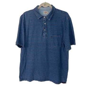 Other Faherty Mens Polo Shirt Blue Size Large Str… - image 1