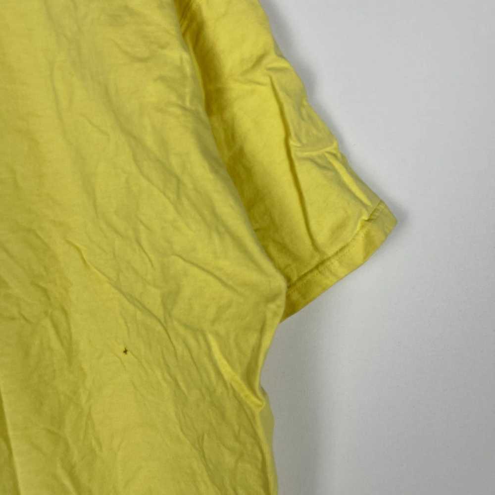 Blank × Vintage Vintage Faded Blank Yellow T shir… - image 10