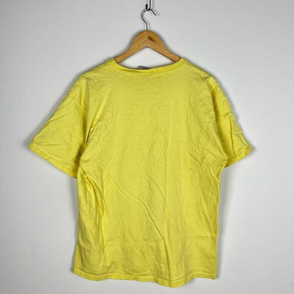 Blank × Vintage Vintage Faded Blank Yellow T shir… - image 4