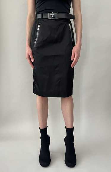 Embossed Midnight Monogram Pencil Skirt - Ready-to-Wear 1AA9DF