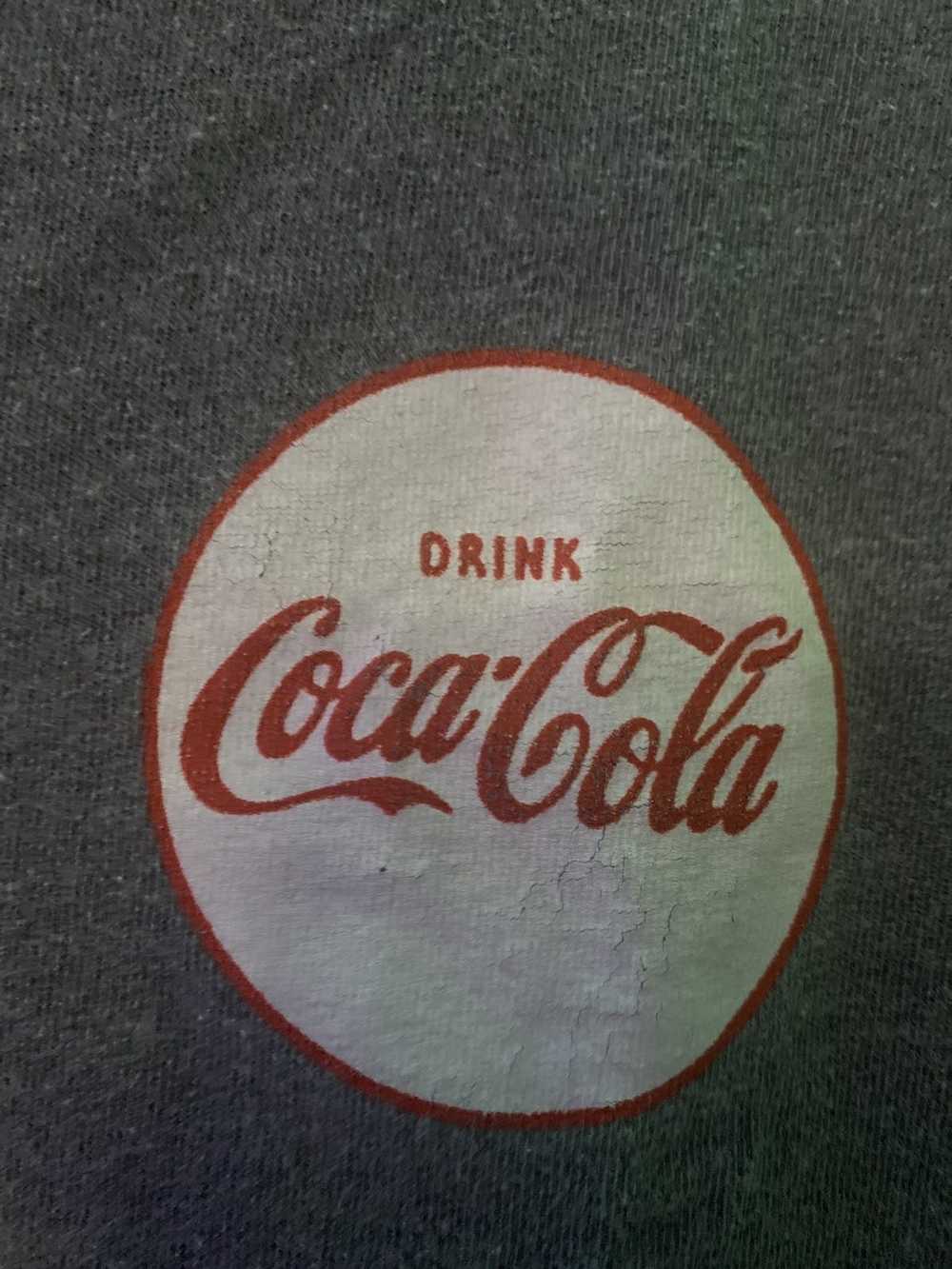 Coca Cola *RARE* Vintage Coca Cola Cowboy tee - image 4