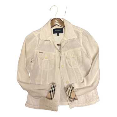ジャケット・アウター vintage BURBERRY LONDON linen jkt NWT BURBERRY LONDON RAINSTONE LINEN FIELD JACKET MENS LIGHT