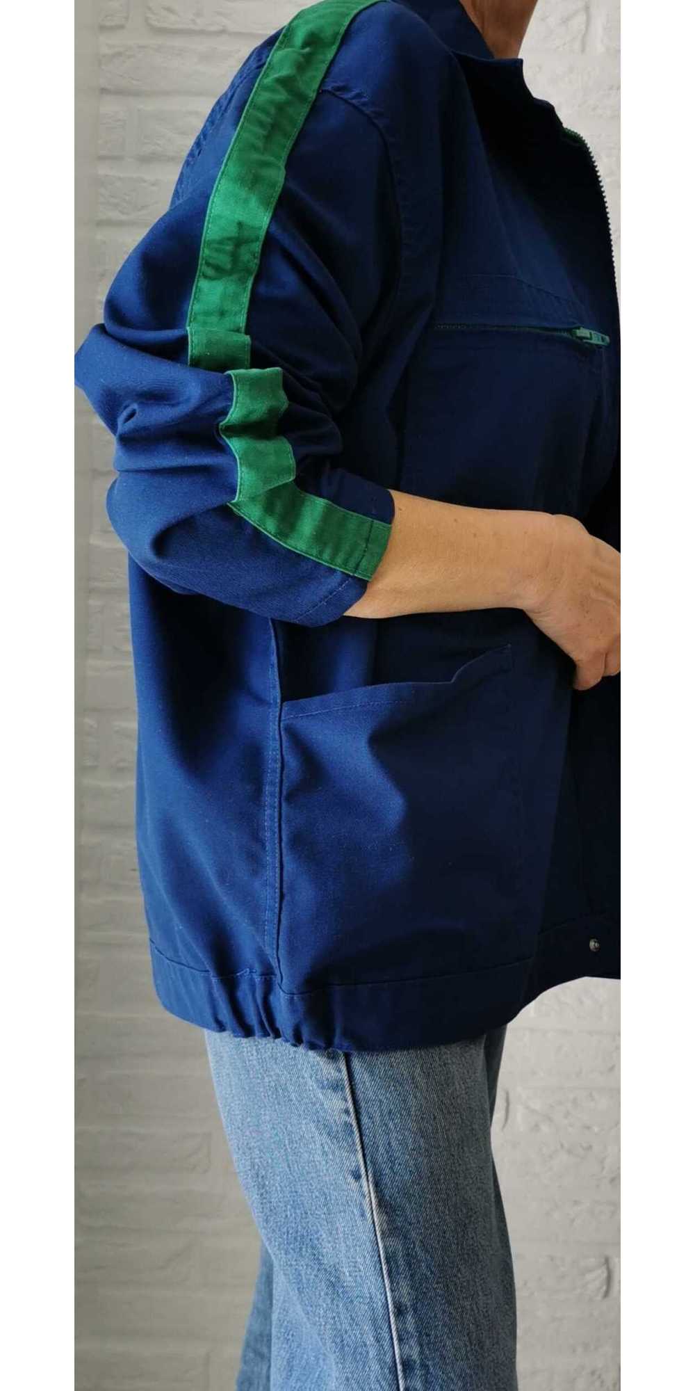 Veste bleu de travail - image 3