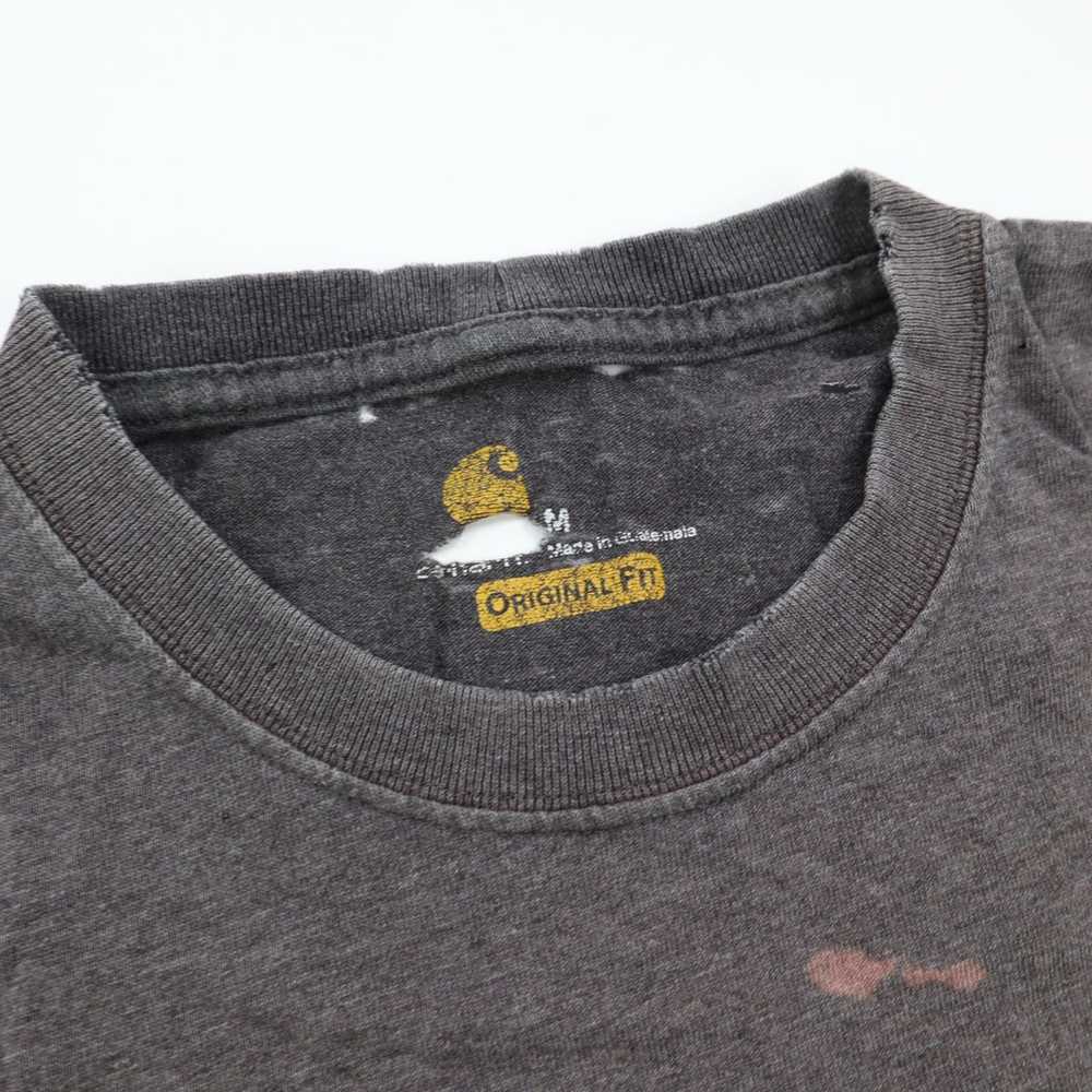 Carhartt Thrashed Sun Faded Gray Carhartt Work T-… - image 6