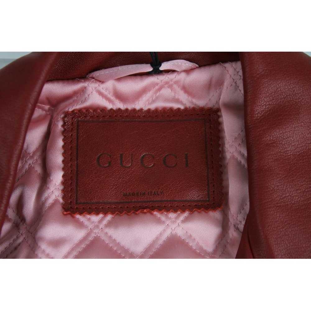 Gucci Leather jacket - image 3