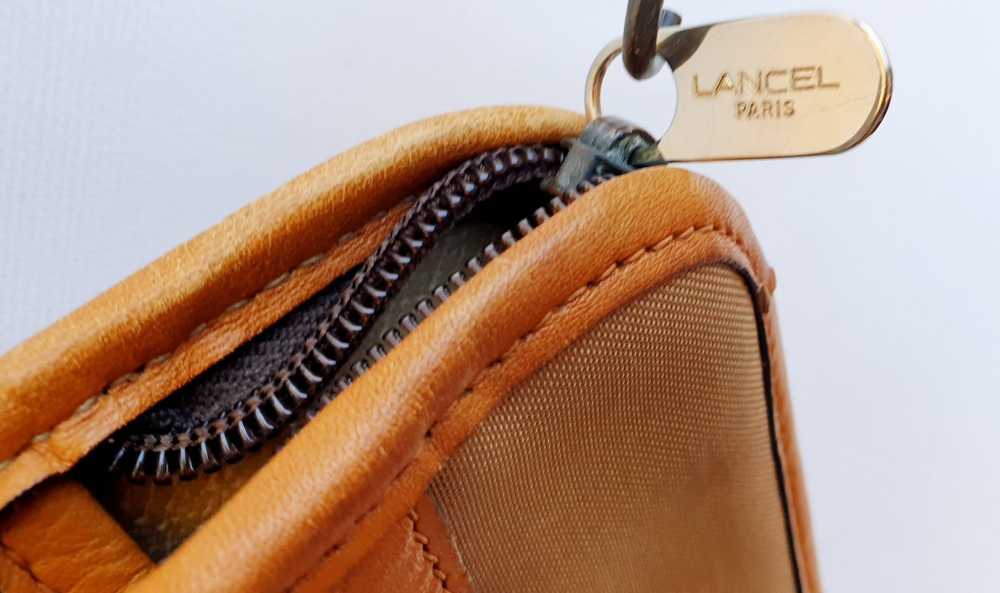 Lancel canvas briefcase - image 4