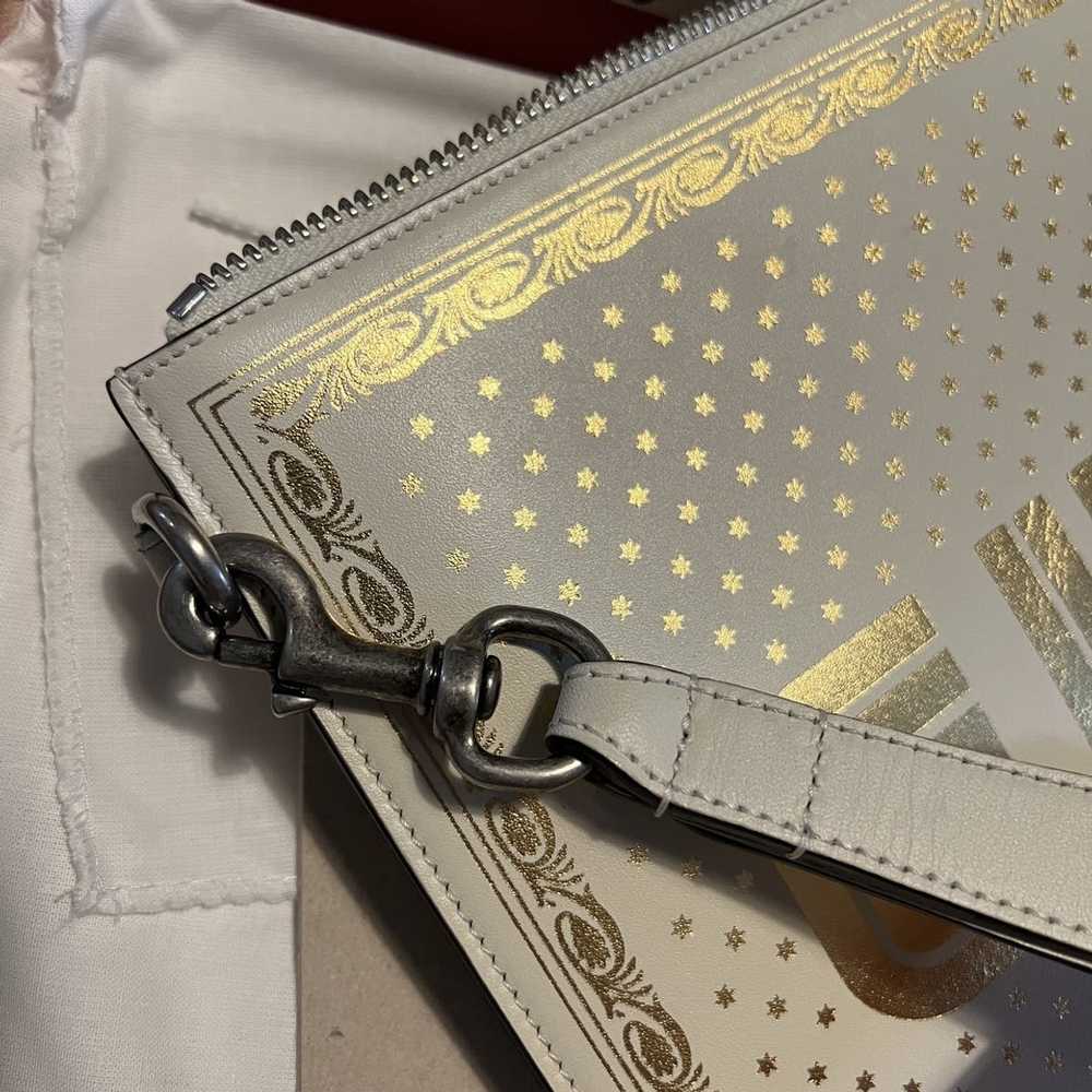 Gucci Gucci Guccy Sega Leather Pouch in off White - image 7