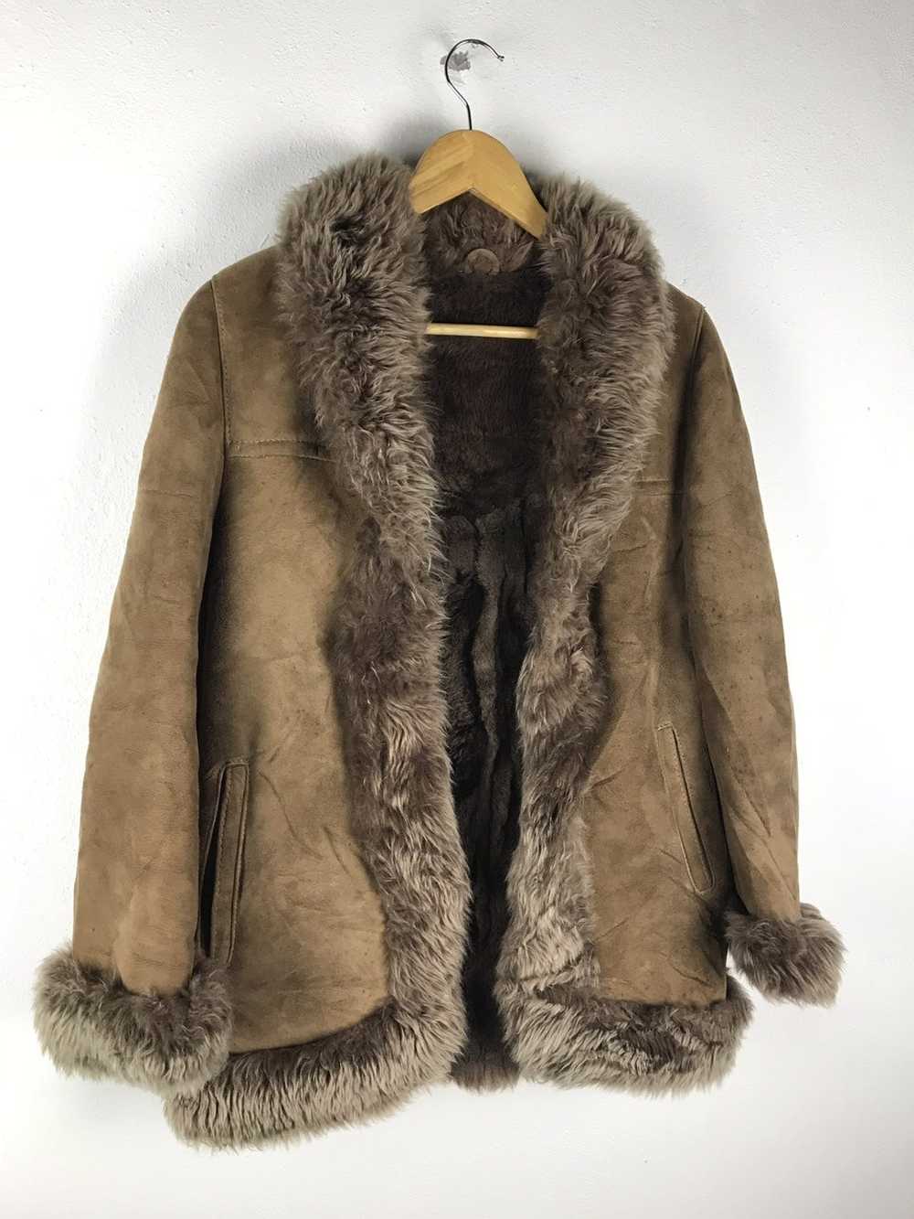 Japanese Brand × Leather Jacket × Mink Fur Coat H… - image 2