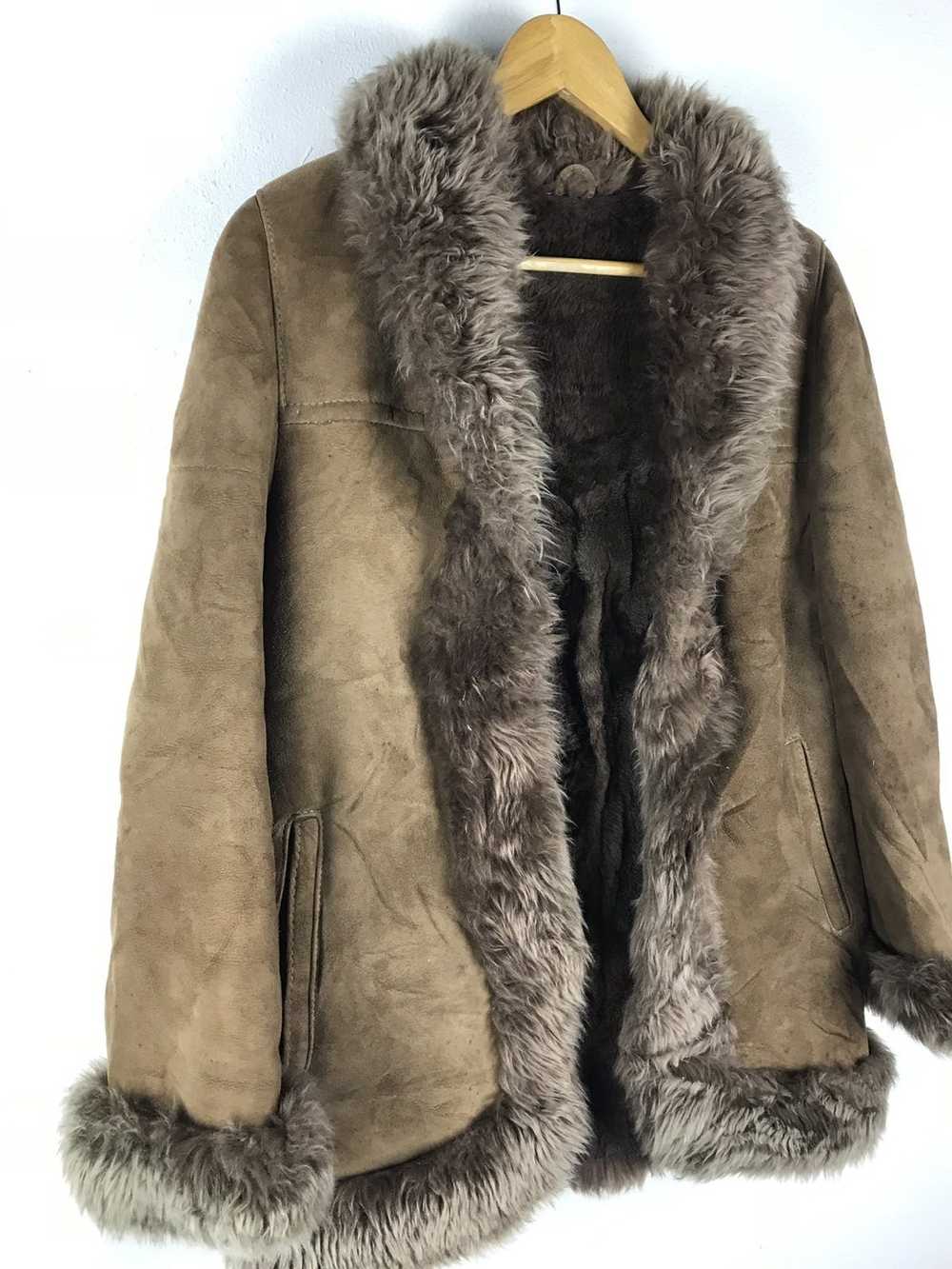 Japanese Brand × Leather Jacket × Mink Fur Coat H… - image 4