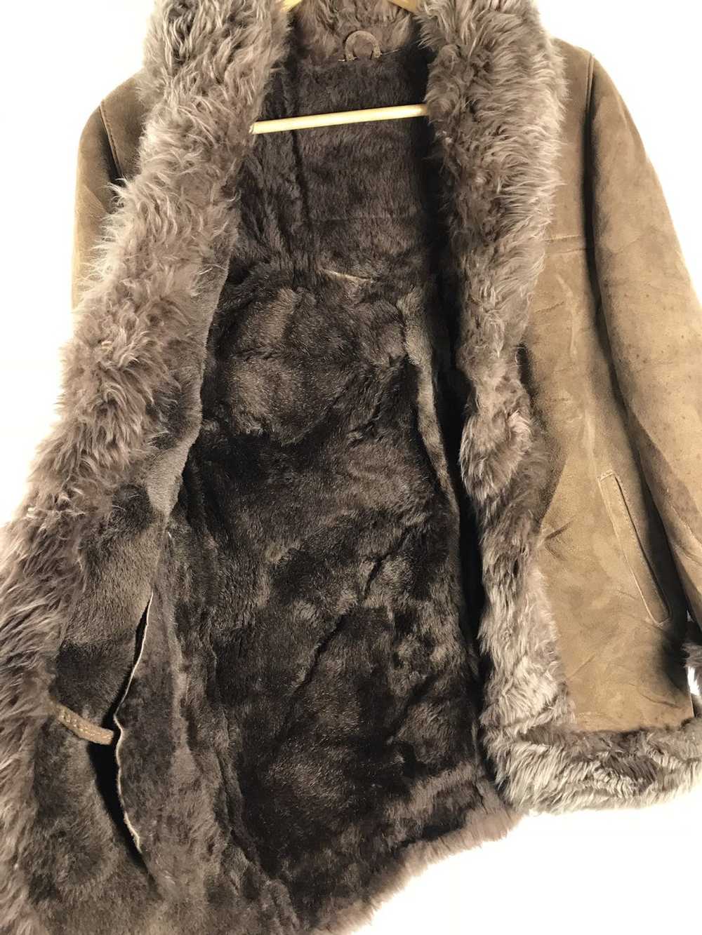 Japanese Brand × Leather Jacket × Mink Fur Coat H… - image 7