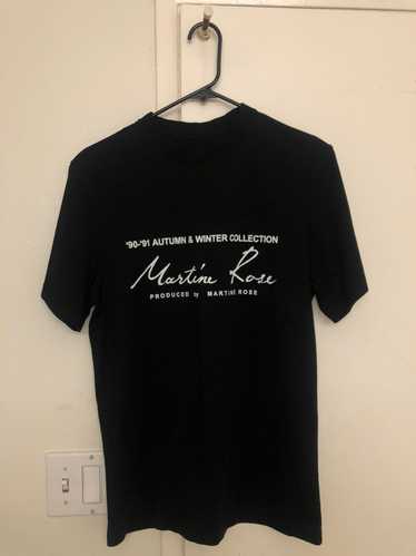 MARTINE Rose ゲームシャツ Infinitiロゴサンプリング M MARTINE Rose ゲームシャツ Infinitiロゴサンプリング M
