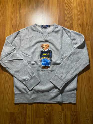 Polo Ralph Lauren Ralph Lauren Grey Polo Bear Cre… - image 1