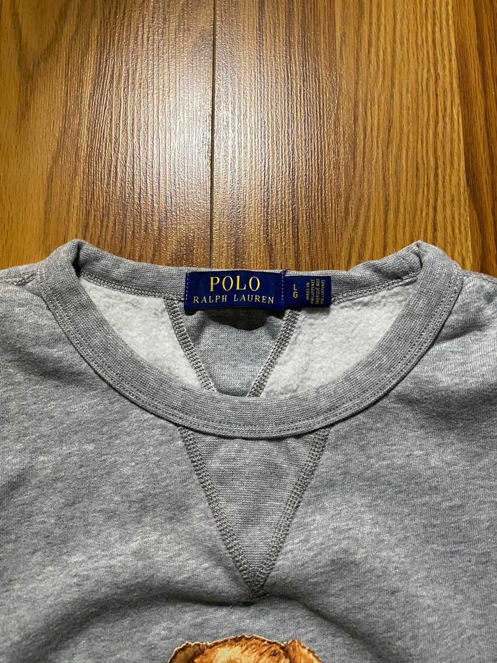 Polo Ralph Lauren Ralph Lauren Grey Polo Bear Cre… - image 4