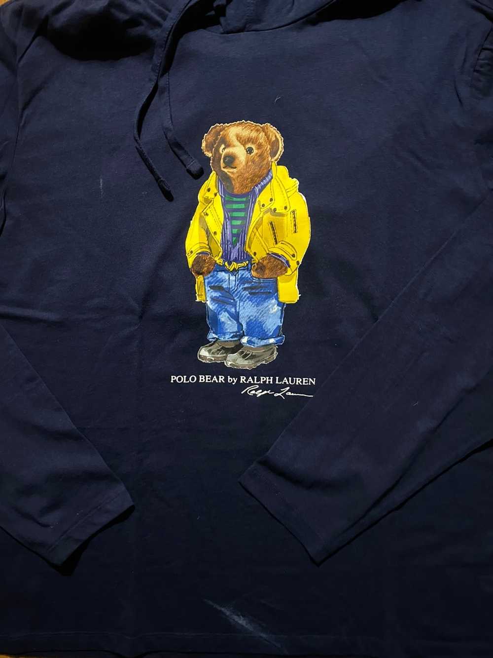 Polo Ralph Lauren Ralph Lauren Navy Polo Bear Hoo… - image 3