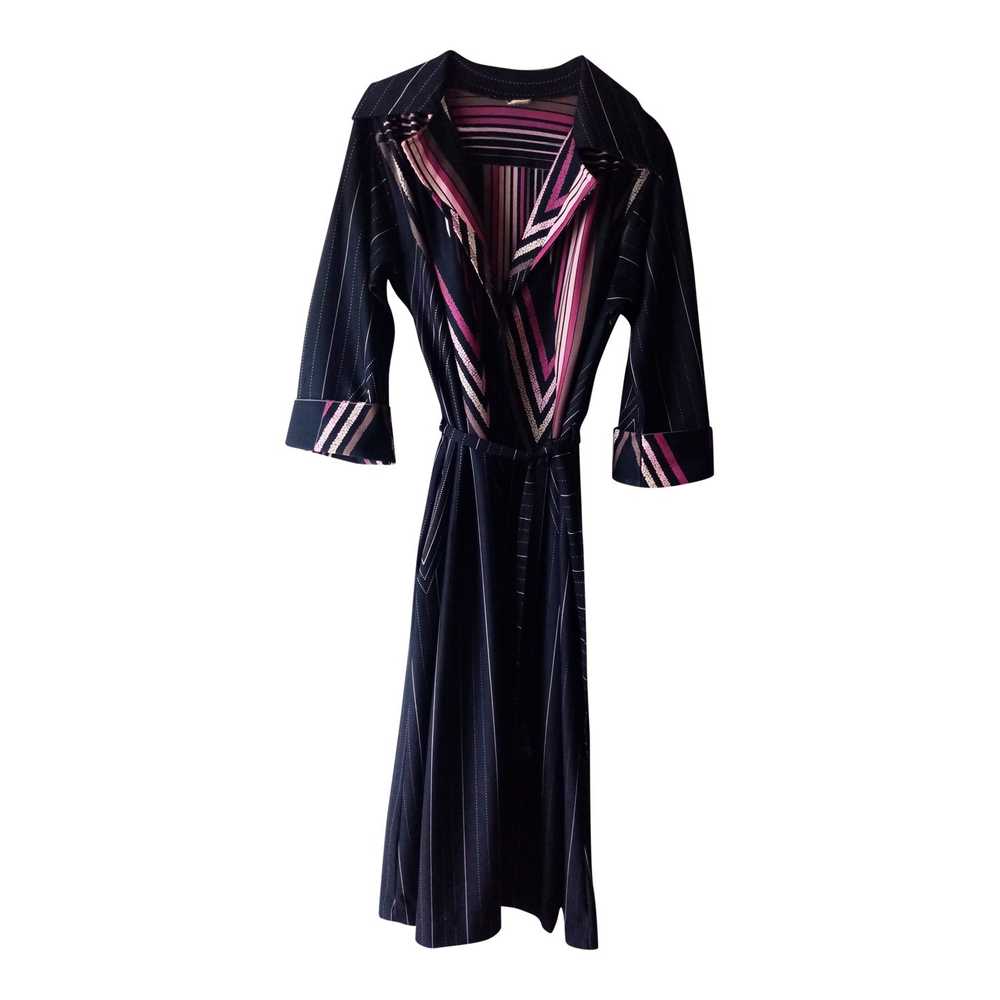 Robe portefeuille - Longue robe portefeuille cein… - image 1