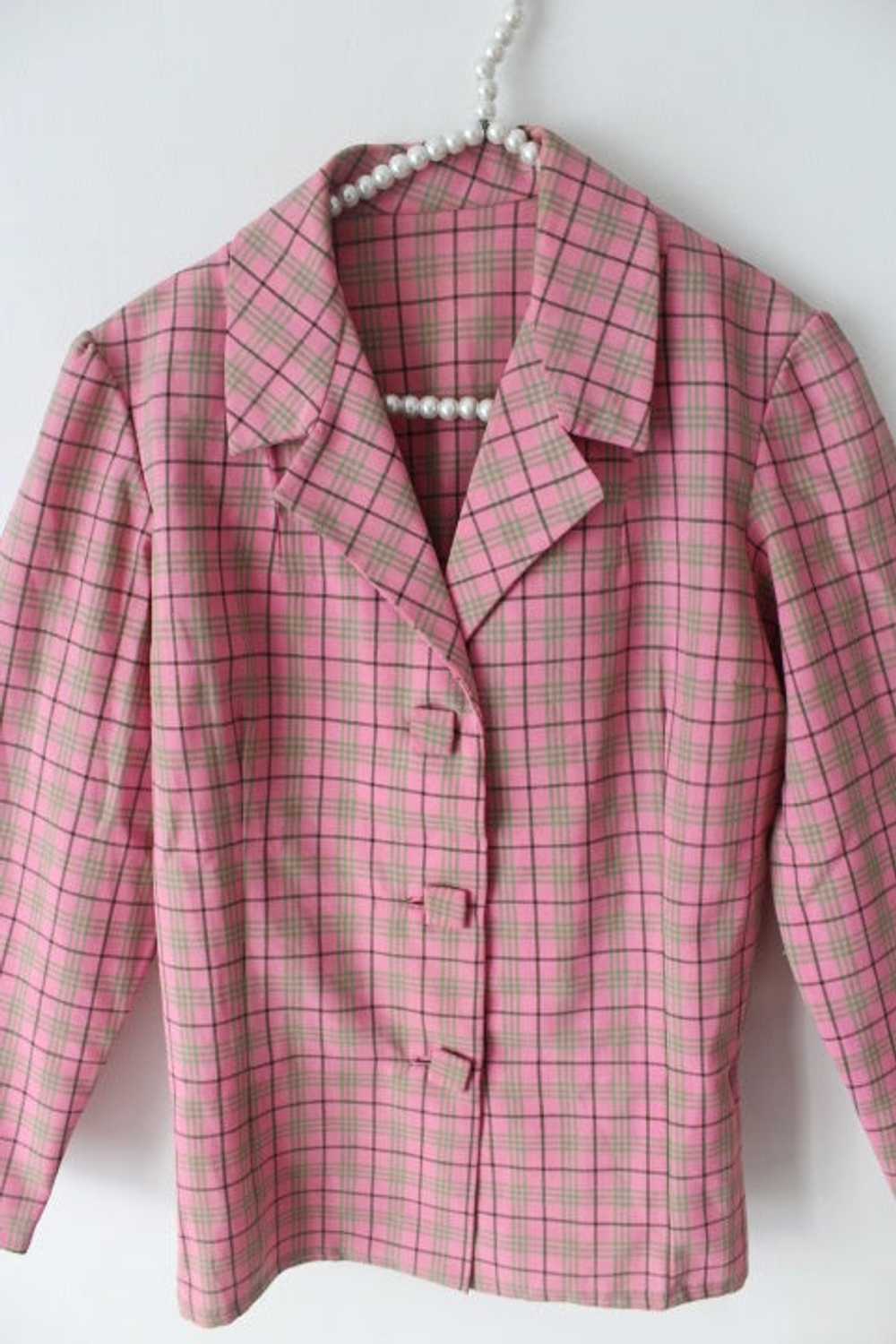 Cotton blazer - 70s blazer 100% cotton Very light… - image 2