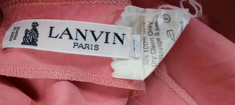 Lanvin shirt - 80s silk blouse - image 5