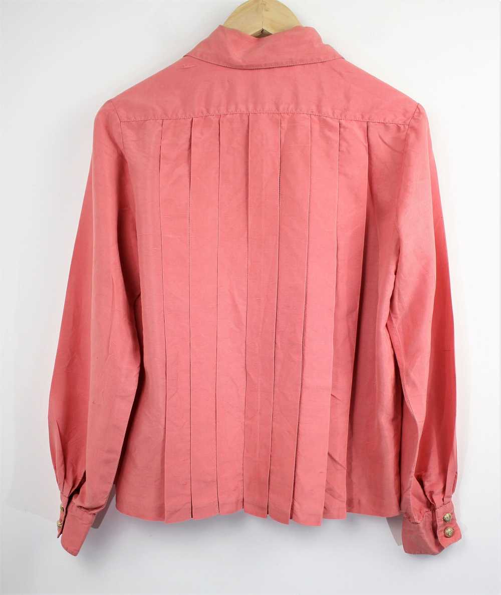 Lanvin shirt - 80s silk blouse - image 6