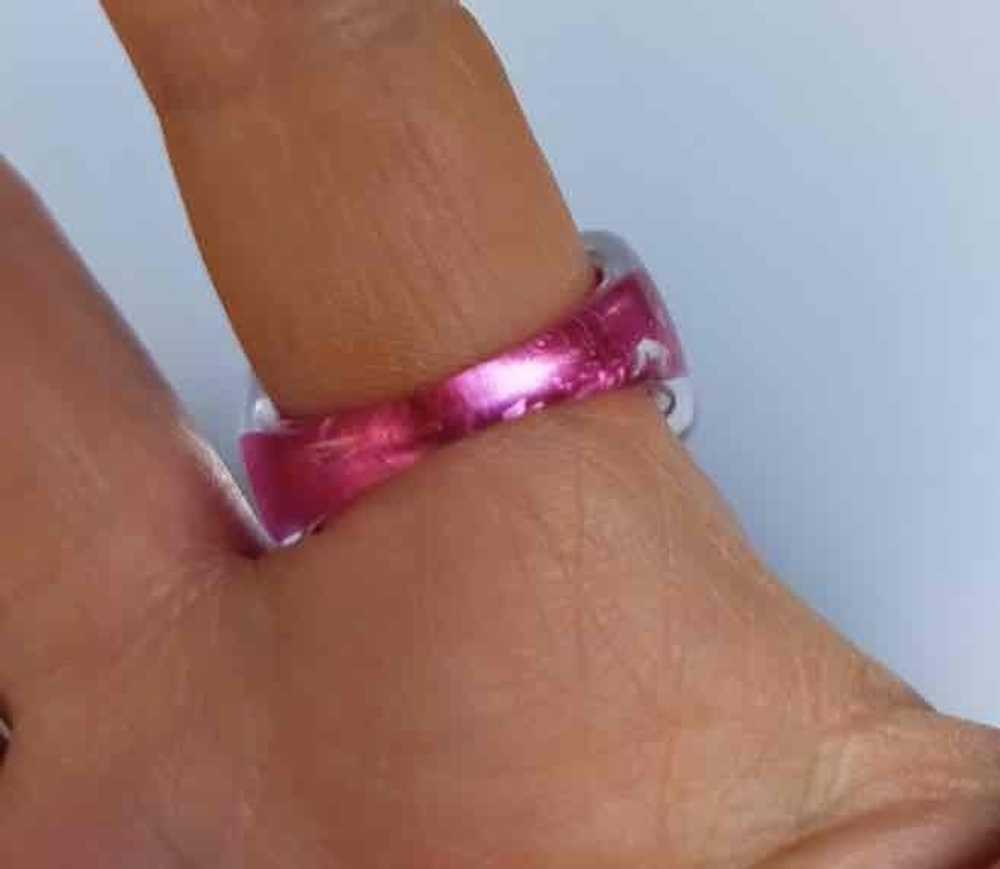 Bague en plastique 90s - image 4