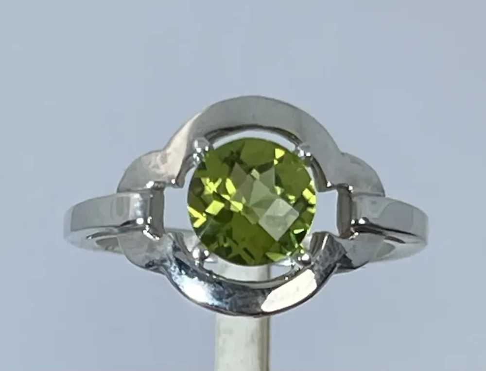 14k Peridot Ring, free resize - image 2