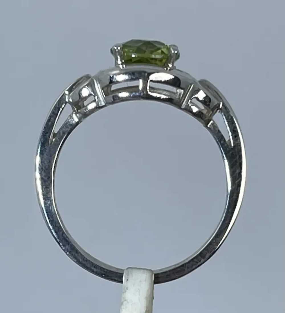 14k Peridot Ring, free resize - image 3