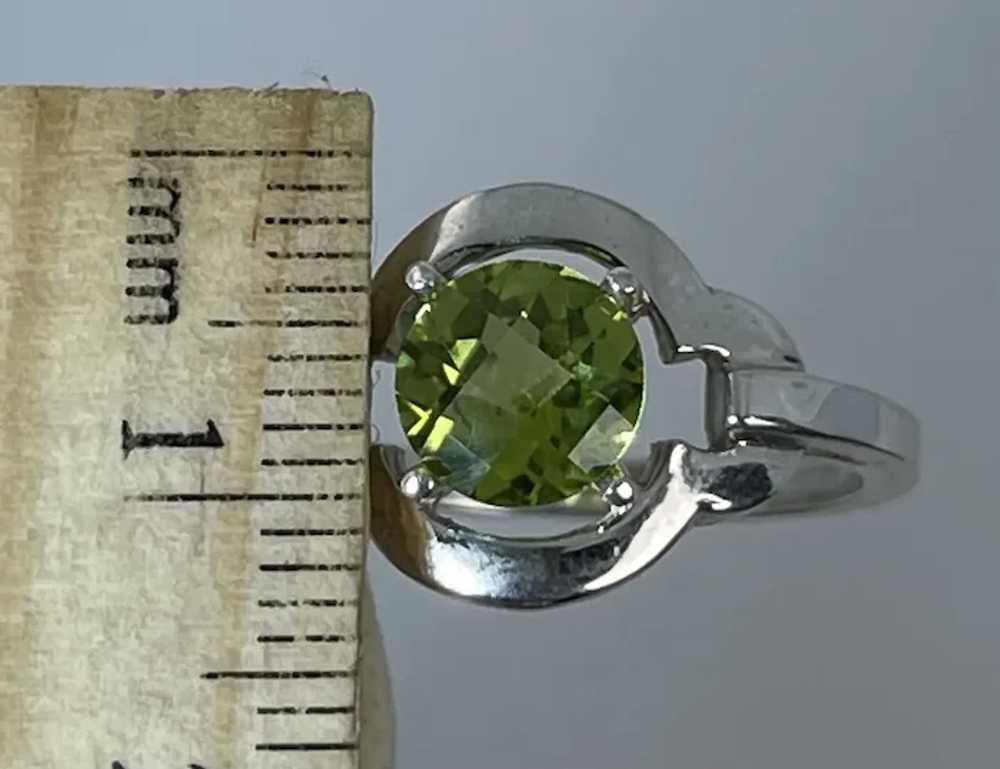 14k Peridot Ring, free resize - image 4