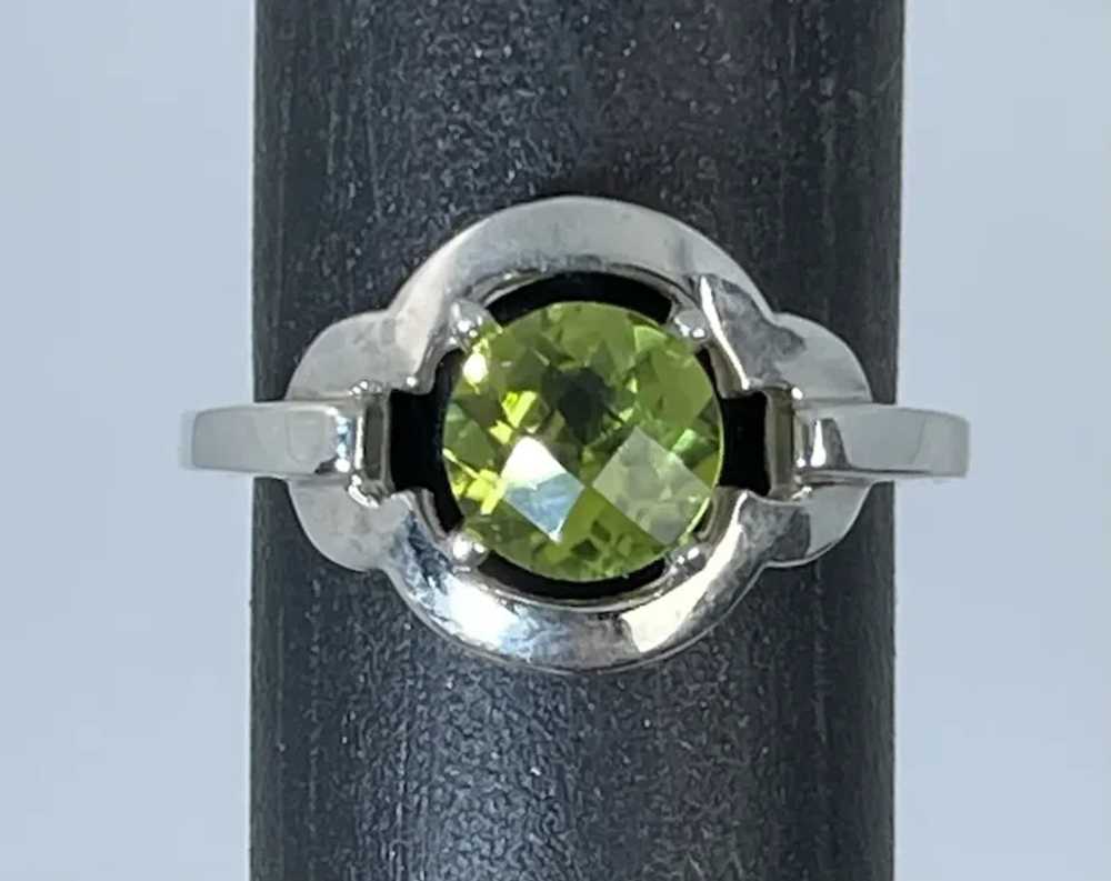 14k Peridot Ring, free resize - image 5