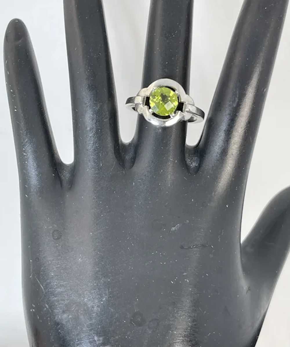 14k Peridot Ring, free resize - image 8