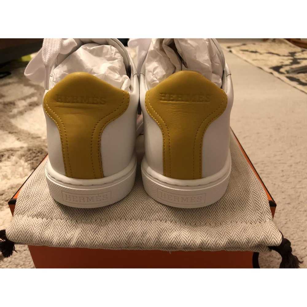 Hermès Leather trainers - image 4