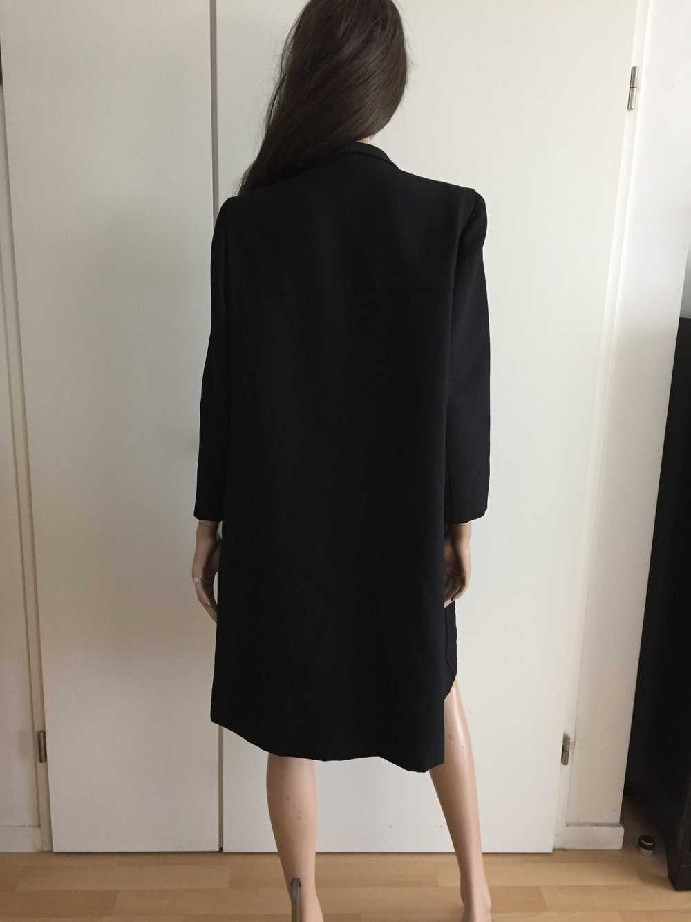 60's black coat - 60's black short coat; double b… - image 5