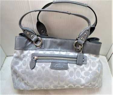 バッグ archive COACH Signature Pocket Hand Bag Coach signature satchel pocket - Gem