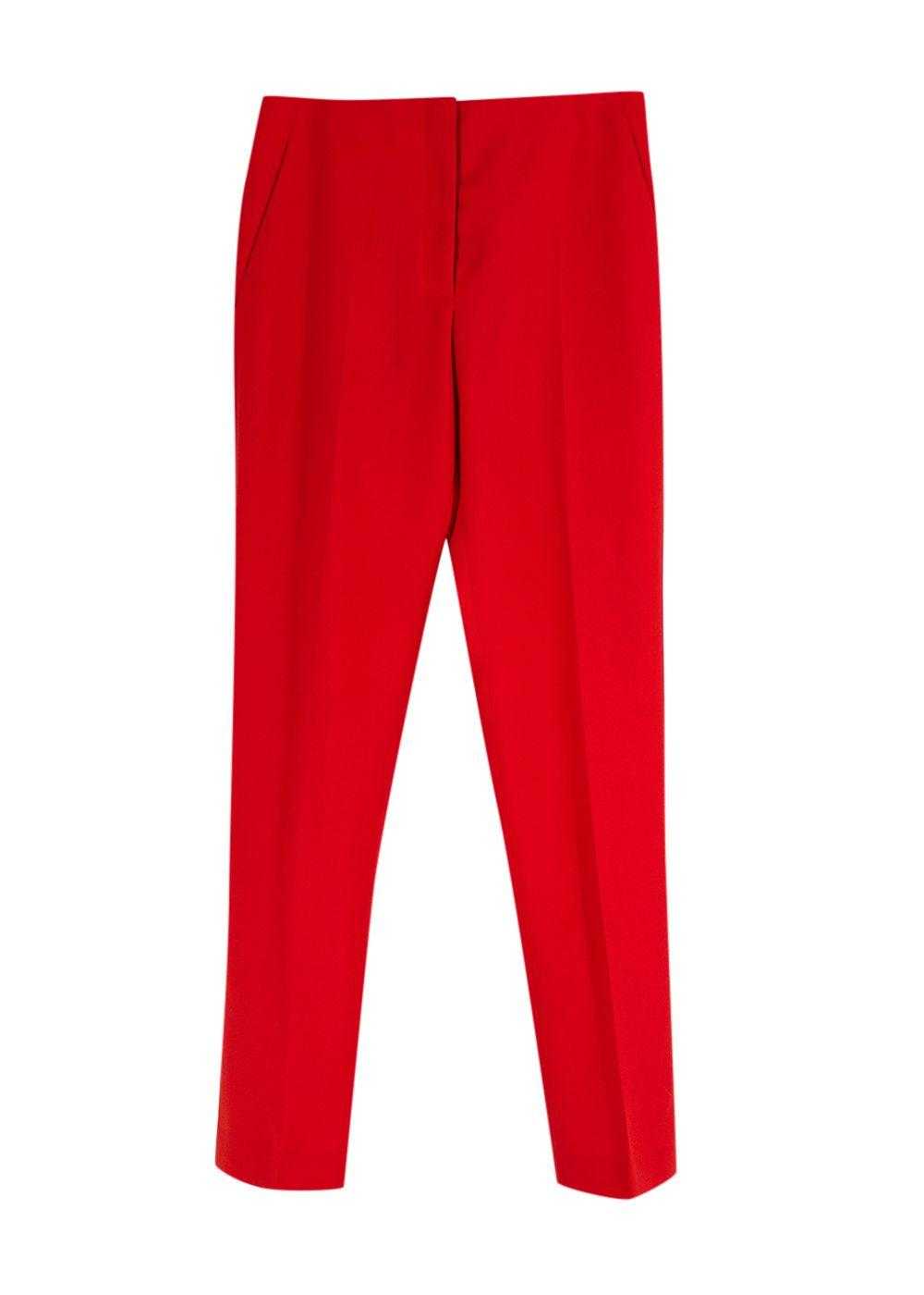 Managed by hewi Red Wool Tailored Trousers - image 3